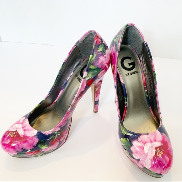 guess floral shoes